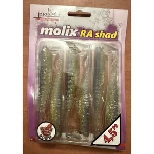 MOLIX RA SHAD 4.5" 6 Pack #65 Seducente/sexy Shad
